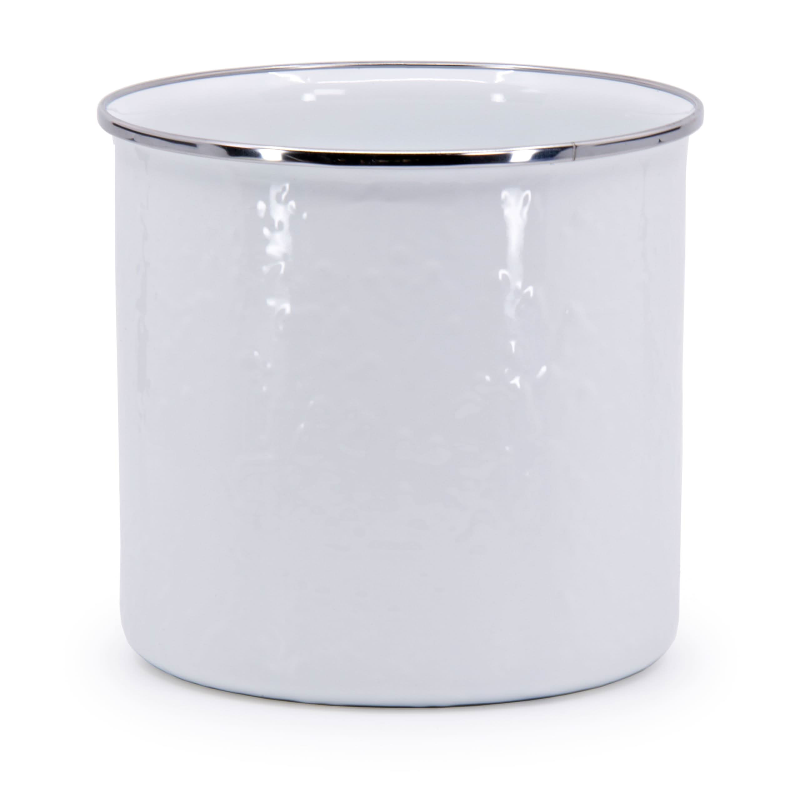 Golden Rabbit Enamelware Utensil Holder