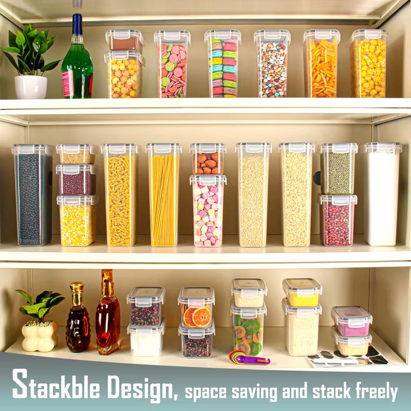 Airtight Kitchen Storage Set - 36-Piece Pantry Organizer