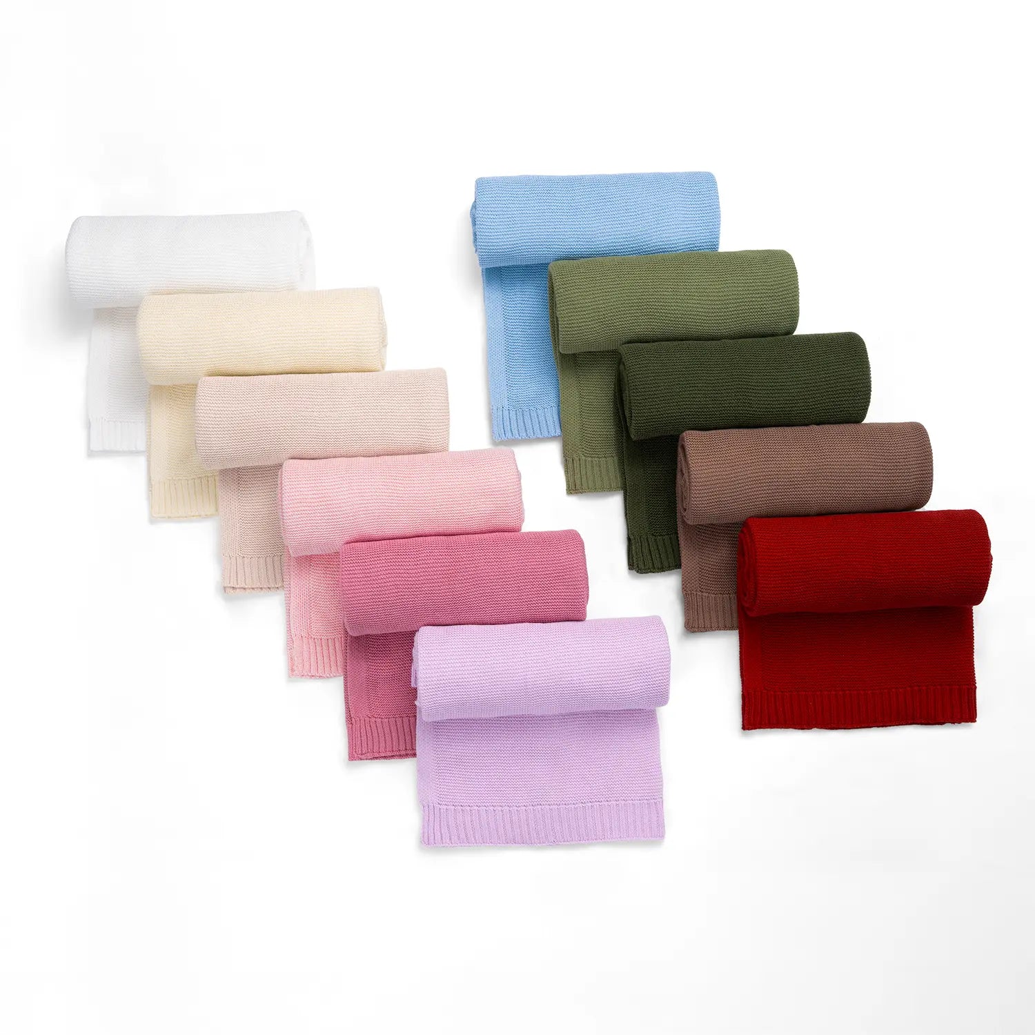 Sage knit baby blanket for everyday family comfort